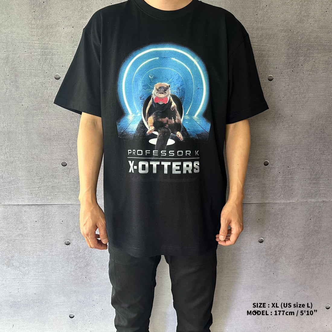 カワウソ「X-OTTERS」Tシャツ